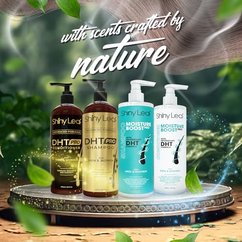 Shiny Leaf DHT Blocker Hydrating Shampoo Conditioner Set 4x 16 Fl Oz Paraben Sulfate Free - Image 8