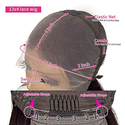 14 Inch Natural Black Human Hair Bob Wig 13x4 Lace Front 150% Density for Women - Image 5