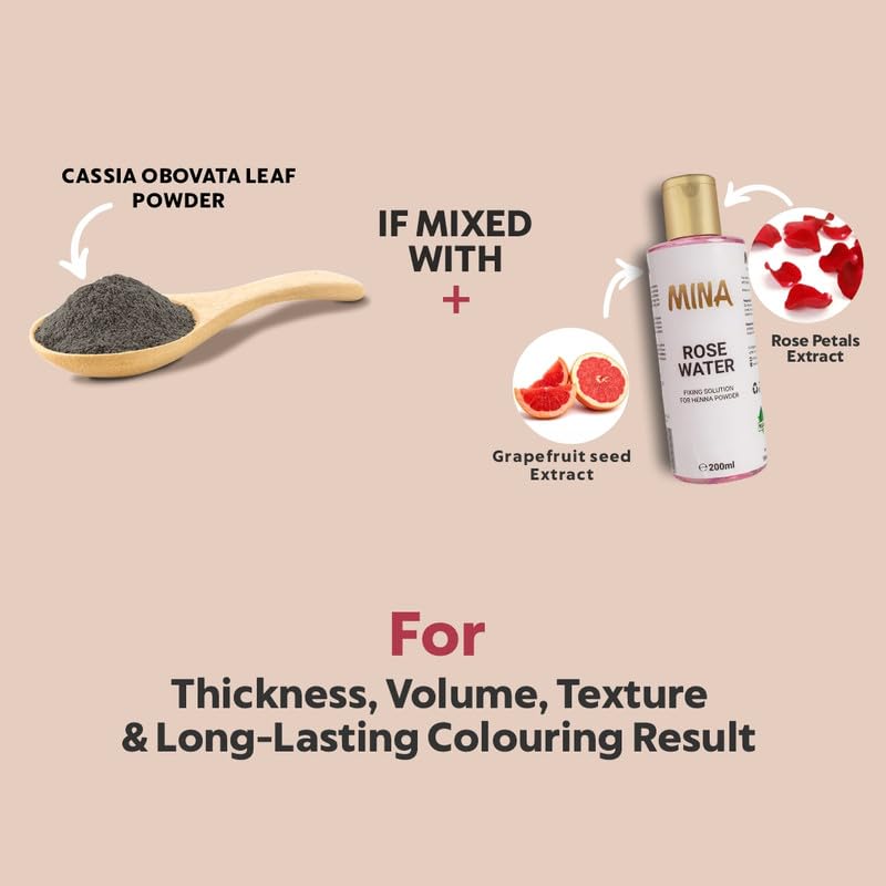 MINA ibrow Hair Color Pack & Coloring tint kit up to 6 week (Blonde + Brush) - Image 3