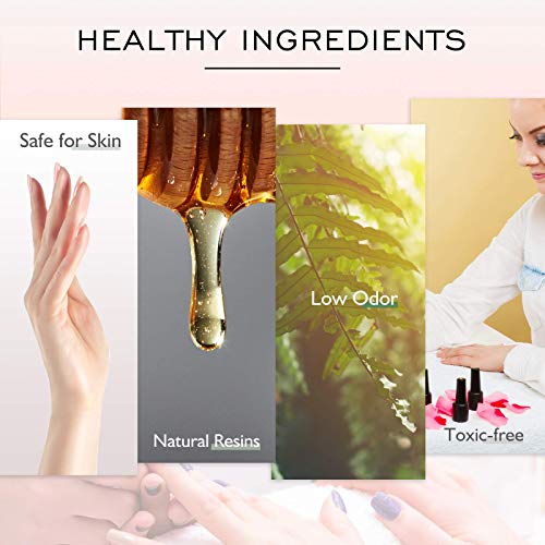 Gel Nail Polish, 15ml White Color Soak Off Gel Nail Polish, Nail Gel Polish Colors, Professional UV LED Nail Art Manicure for Salon Designs and Home DIY Use 0.5 OZ - Image 5
