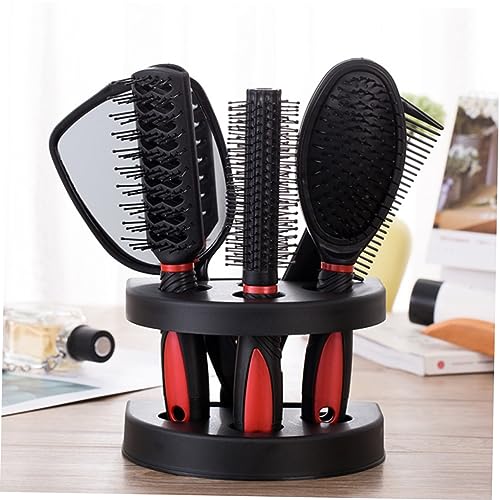 FRCOLOR 10 pcs hair styling tools hair style tools portable hair comb professional hair comb hair curling tools styling hair brush hair detangler brush Hair Cutting wooden Mirror suite set - Image 7