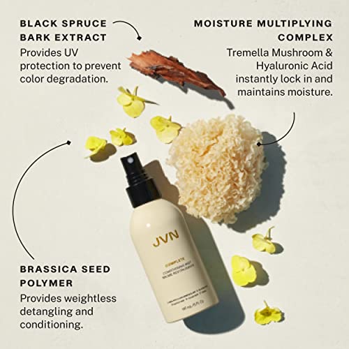 JVN Complete Leave-In Conditioning Mist, Frizz Free Hydration Spray, UV Protection, Vegan Formula, Sulfate Free, Travel Size (2 Fl Oz) - Image 5