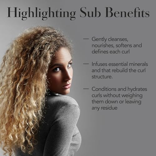 Saphira Divine Curls Shampoo & Conditioner for Curly, Wavy & Multi-Textured Hair, Sulfate-Free, Paraben-Free, Deeply Cleanses, Restores & Hydrates - Image 3