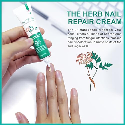 Nail Repair Cream, Nail Strengthener Cream, Nail Repair Solution, Repairs Damaged, Broken, Cracked and Discolored Nails - Image 2