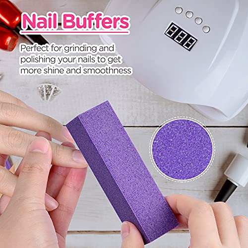 TsMADDTs 12-Piece Professional Nail Files and Buffers Manicure Tool Kit 100/180 Grit - Image 5