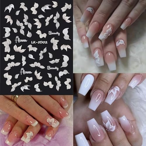 YOSOMK Sheets Flowe Pegatinas Uñasfor Pegatinas Uñas 5D Pegatinas Uñas Pegatinas UñasforPegatinas Uñas Nail Pegatinas Uñas Pegatinas Decoration - Image 5