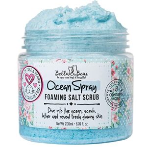 Bella & Bear Ocean Spray Sugar Scrub 6.7oz Vegan Exfoliating No Sulphates Parabens