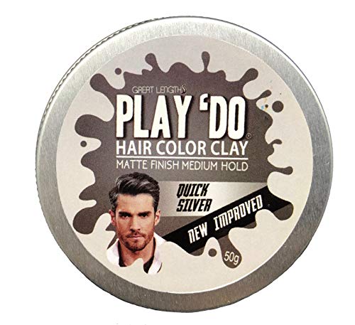 Play 'Do Temporary Hair Color, Gray Hair Wax, Hair Clay, Mens Grooming, Pomade, Silver hair dye(1.8 ounces) … - Image 3