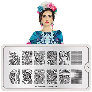 MoYou-London Nail Art Mexico Plate Collection 04