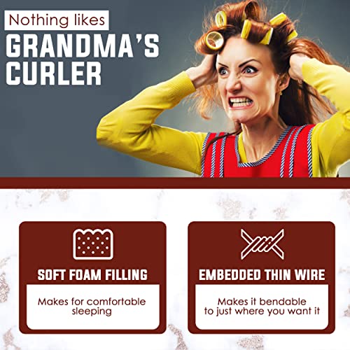 Heatless Hair Curler - 6Pc short Heatless curling rod headband | Heatless curls for long hair curling ribbon | Silk hair curlers to sleep in | flexi curling rods for hair (BLACK SILVER) - Image 5