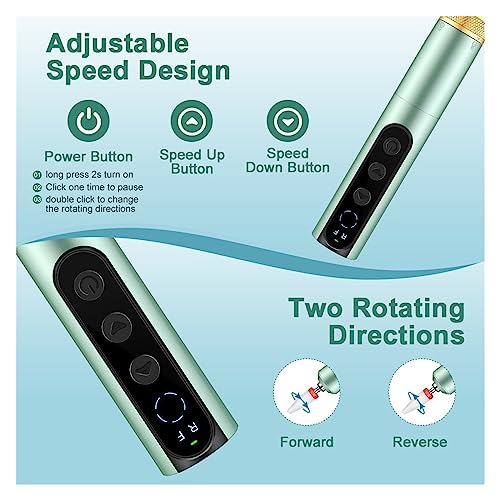 Electric Nail Drill Machine, Beaulush Cordless Electric Nail Drill Machine, 35000RPM Gel Polishing Nail Drill Pen, Portable Manicure Machine Nail Sander Tools Professional Nail Art - Image 5