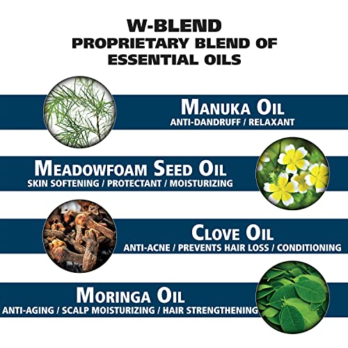 Wahl Beard Wash Face Exfoliator with Essential Oils for Moisturizing Skin Beard Hair – Manuka Oil, Meadowfoam Seed Oil, Clove Oil, Moringa Oil, and More - Model 805601 - Image 3