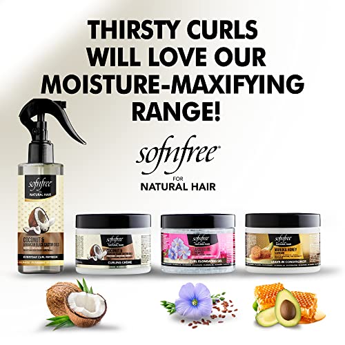 Sofn’free Leave-In Conditioner with Manuka Honey & Avocado Natural Hair Butter and Hair Moisturizer for Coily & Curly Hair - 11 Fl Oz (Pack of 3) - Image 6