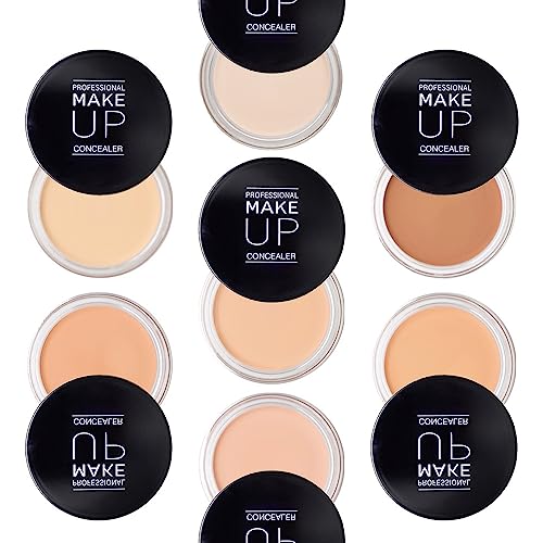 2 Pcs Waterproof Cream Concealer Set 20g Each for Under Eye Brightening and Tattoo Cover - Image 7