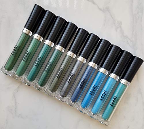 Aromi Baby Blue Matte Liquid Lipstick 0.14 oz Waterproof Vegan Light Sky Blue - Image 7