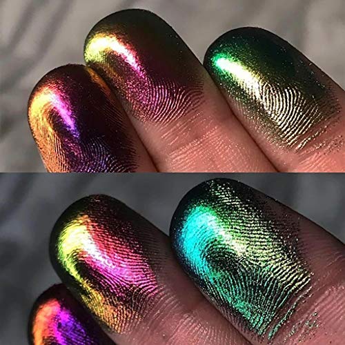 12 Color Multi-Chrome Pigment Set for Eyes Face Nails - Image 7