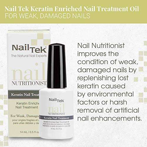 Nail Tek Nail Nutritionist Keratin Enriched Treatment Oil for Weak Nails 0.5 oz - Image 4