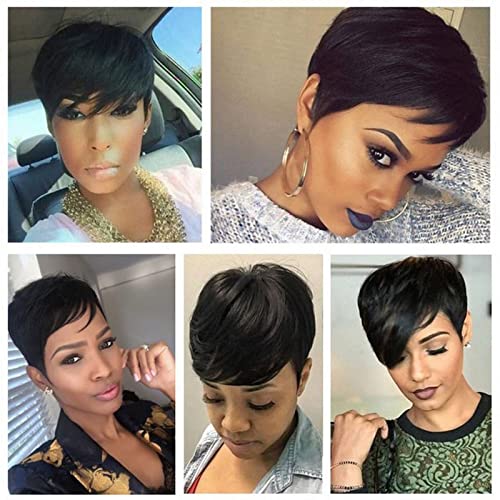 Beauty Short Straight Hair Border Commerce Hot Black curly wigs for black women headband wig curly mal wig bly hair red synthetic lace front wig - Image 3