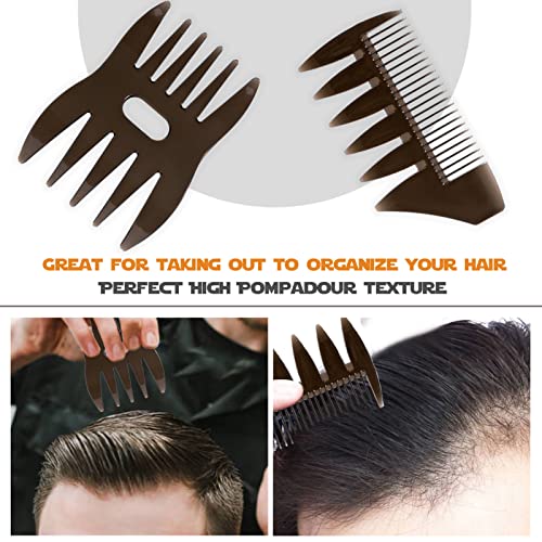 Men's Professional Hair Styling Comb and Brush Set for All Hair Types and Styles - Image 4