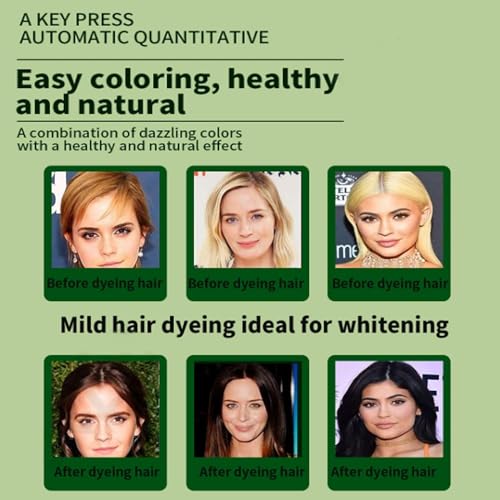 Herbal Instant Brown Hair Color Shampoo for Men and Women 3-in-1 Formula - Image 5