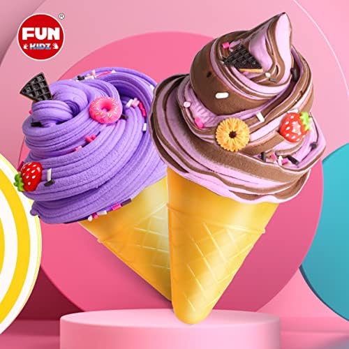 FunKidz 35.16 Fl Oz Butter Slime Pack, Soft Ice Cream Slime Kit for Kids Ages 6-12 - Image 8