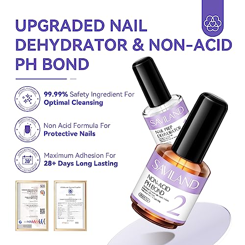 SAVILAND 15ml Professional UV Nail Dehydrator and Primer for Gel Nails - Image 7