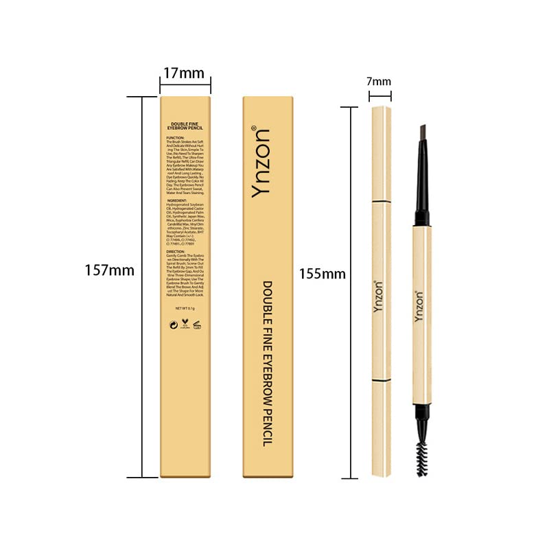 Waterproof Ultra-Fine Mechanical Eyebrow Pencil for Sparse Brows 0.3g - Image 9