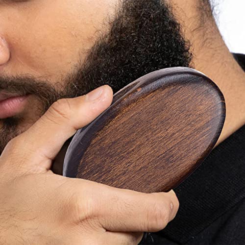 Black Walnut Handle Boar Bristle Beard Brush for Men's Grooming - Image 2