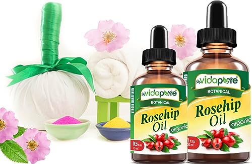 Pure Organic Rosehip Oil 100% Virgin Unrefined 1 Fl. oz. for Skin and Hair - Image 7