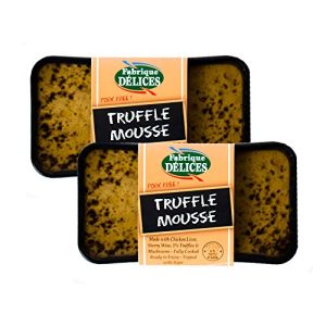 Truffle Mousse Terrine Set 2 Pieces 7oz Each Pork-Free Gourmet Dessert