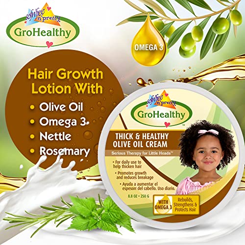 Sofn Free Olive Oil Hair Growth and Repair Cream 8.8 oz Container - Image 3