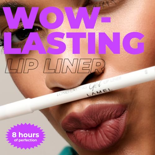 Matte Gel Lip Liner Pencil | Weightless & CreamyTexture - Sharpenable - Longwear & Waterproof - High Pigmented & Flawless Finish - Cruelty-free & Paraben-Free - 413, 1,7g/0.05oz. (Chilli) - Image 2