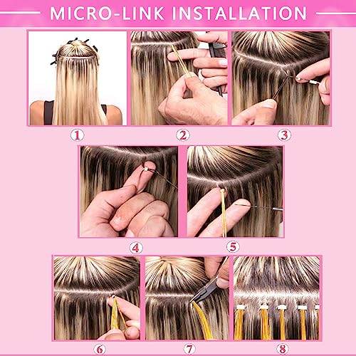 Hair Tinsel Bright Pink Fairy Hair 1500 Strands 44 Inch Heat Resistant Glitter Hair Tinsel Strands Kit Sparkling Shiny Hair Extensions Bling Bling for Party (Pink Color/1500 Strands) - Image 6