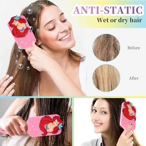 Paddle Detangler Hair Brush for All Hair Types - Wet or Dry Use for Women, Girls, Kids - Image 3