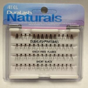 DuraLash Short Black Individual Eyelash Extensions 3 Pack Natural Look