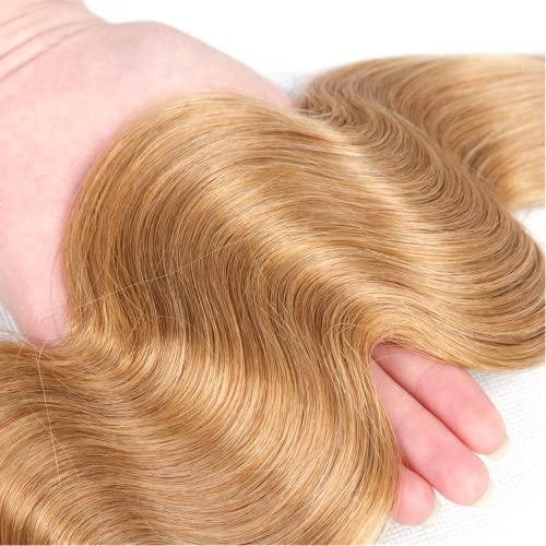 Honey Blonde 16 18 20 Inch Unprocessed Brazilian Body Wave Human Hair Bundles 8A Grade - Image 7