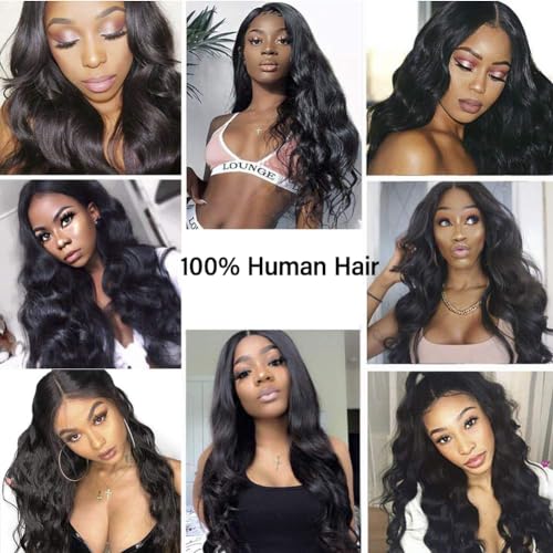 12A Human Hair Bundles Body Wave 4 Short Bundle 8 8 8 8 Inch 100% Unprocessed Brazilian Virgin Hair Extensions for Black Women Natural Color - Image 6