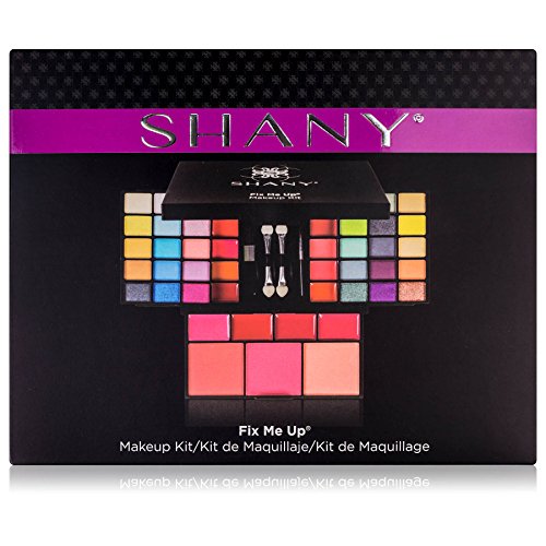SHANY 'Fix Me Up' Makeup Kit - Compact Travel Makeup Portable Giftable Adult and Teen Makeup Set Eye Shadows, Lip Colors, Blushes, and Applicators - Image 7
