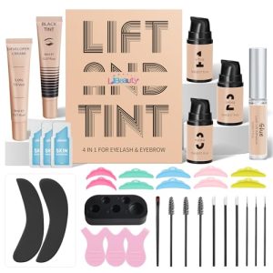Libeauty Professional 3-in-1 Eyelash and Brow Lifting Perming Coloring Kit Complete Set