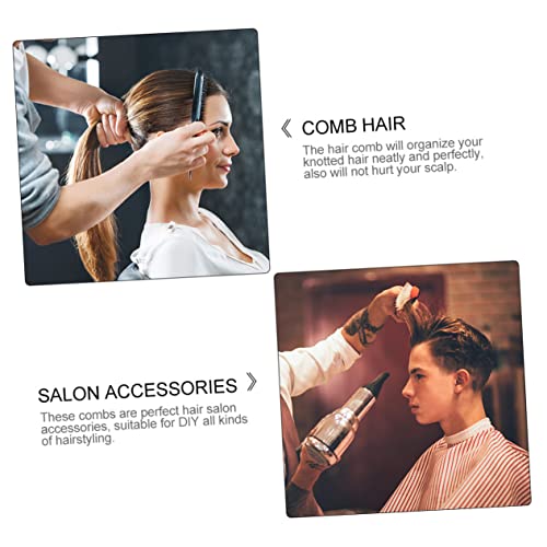 5pcs comb Hair Styling Tool hair dyeing brush men hair brush men's hair brush mens hairbrush mens hair brush styling hair brush stylish hair brush anti-static man set abs - Image 2