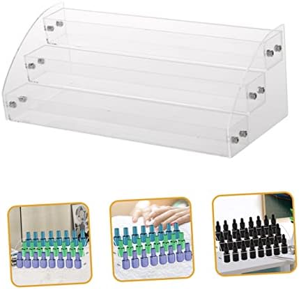 5pcs Nail Polish Display Stand Display Shelf Nail Polish Organizer Salon Display Rack Nail Stand Display Shelves Nail Polish Rack Acrylic Plus Plastic Nail Polish Stand Multi-layer - Image 5