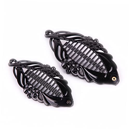 5pcs Rhinestones Jaw Clips Fishtail Clip Comb Grips Clamp French Jaw Clips Banana Clips Ponytail Holder Birthday Gift spray paint hair - Image 3