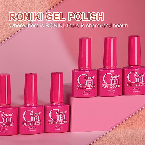 Pastel Gel Nail Polish Set 6 Colors - Spring Summer Macaron Shades Nail Art - Image 6