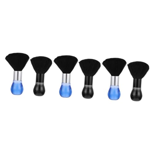 6 Pcs Hair Cutting Tool Hair Neck Brush Hairdressing Brush Barber Cleaning Brush Hair Cleaning Sweeping Duster Mens Hair Brush Hair Salon Brush Abs Man Face Duster Brush