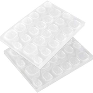 600pcs (25 Sheets) Double-Side Nail Glue Sticker Waterproof Breathable Jelly Double Sided Nails Adhesive Tabs for False Nail Tips Nail Glue Transparent Flexible Fake Nail Glue