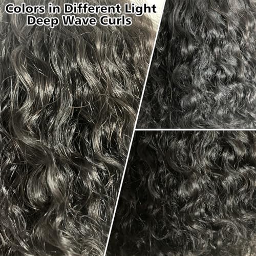 Short Curly Bob Wig Human Hair with Bangs Glueless Bob Wigs for Black Women 180% Density Brazilian Bob Wig with Bangs Human Hair Machine Made Black - Image 5