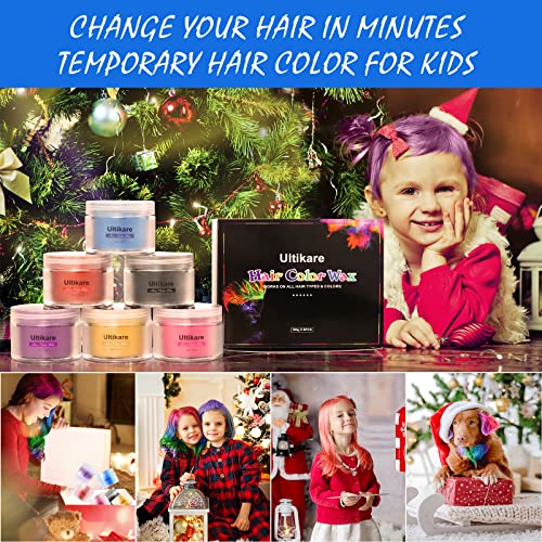 Ultikare Washable Red Hair Dye Wax for Kids, 3.4 Fl Oz, Available in 6 Vibrant Colors - Image 4