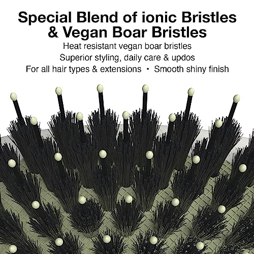 Olivia Garden NewCycle 10-inch Professional Hair Brush for All Hair Types 100% Recycled - Image 3