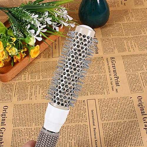 Ceramic Iron Round Styling Comb with Nylon Teeth, 19mm Diameter, Professional Salon Quality - Image 7
