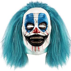 Scary Adult Clown Mask Masquerade Halloween Laughing Killer Joker Costume Prop